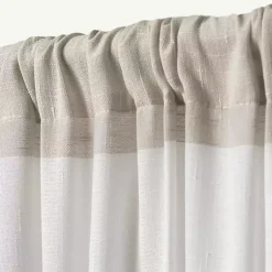 Kirklands Home Curtains & Drapes|Tan Deena Curtain Panel Set, 84 in.