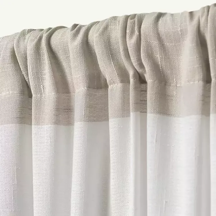 Kirklands Home Curtains & Drapes|Tan Deena Curtain Panel Set, 84 in.