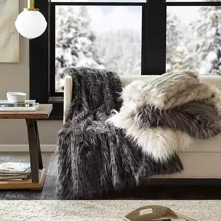 New Faux Mink Fur Throw Blankets & Throws