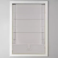 Kirklands Home Curtains & Drapes|Faux Silk Room Darkening Roman Shade, 33 in. Tan