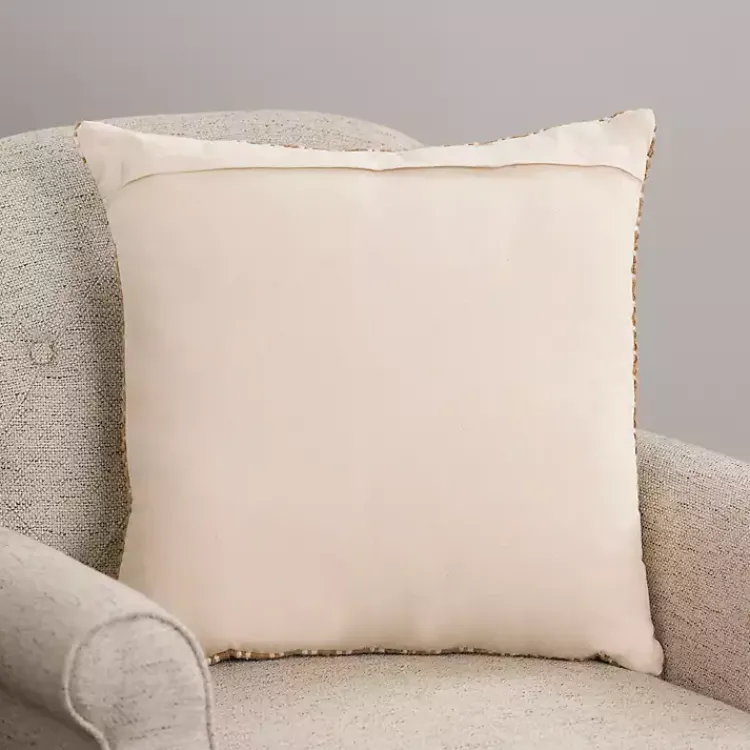 New Tan Hemlock Woven Pillow Pillows