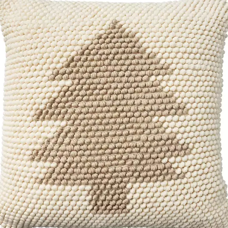 Hot Tan Looped Christmas Tree Pillow Christmas Pillows