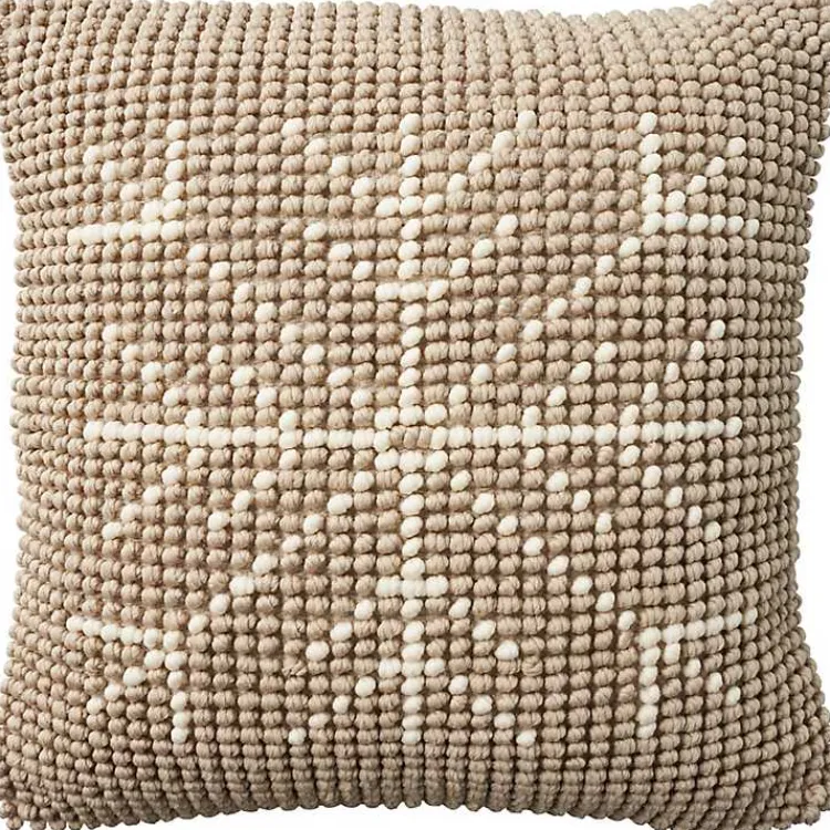 Discount Looped Snowflake Pillow Christmas Pillows