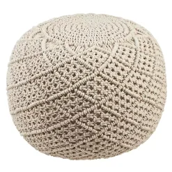 Macrame Cotton Pouf Poufs & Floor Cushions