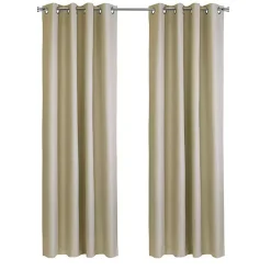 Kirklands Home Curtains & Drapes|Newberry Blackout Curtain Panel, 108 in. Tan