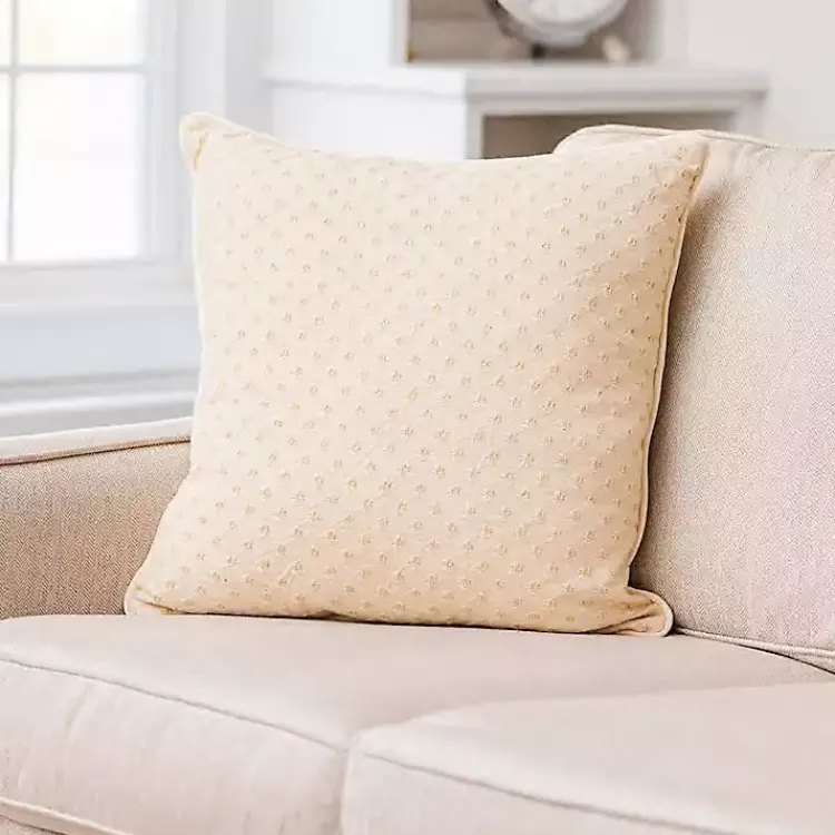 Outlet Tan Pin Point Pillow Pillows