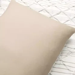 Kirklands Home Comforters|Tan Pintuck Stripe Full/Queen 5-pc. Comforter Set