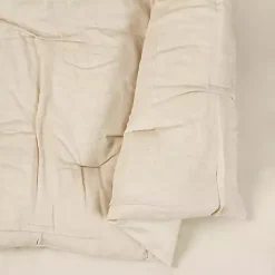 Kirklands Home Comforters|Riley Pleated 3-pc. Full/Queen Comforter Set Tan