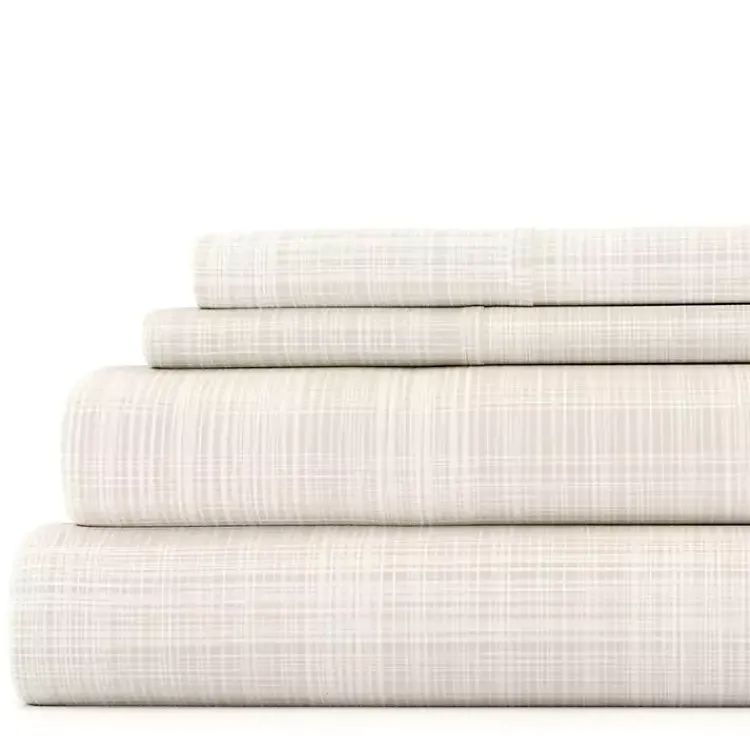 Kirklands Home Bed Sheets|Soft Thatch 3-pc. Twin Sheet Set Tan