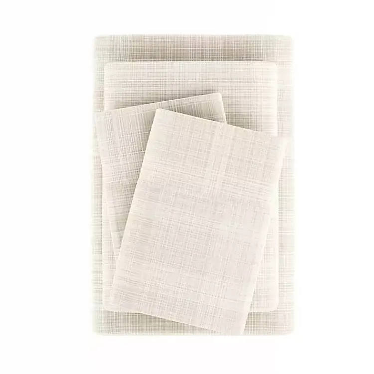 Kirklands Home Bed Sheets|Soft Thatch 3-pc. Twin Sheet Set Tan