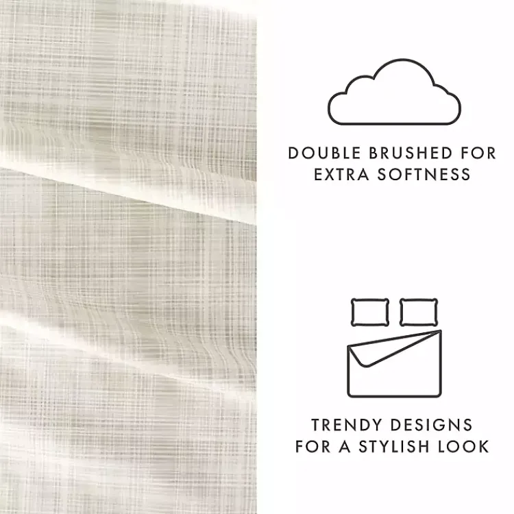 Kirklands Home Bed Sheets|Soft Thatch 3-pc. Twin Sheet Set Tan