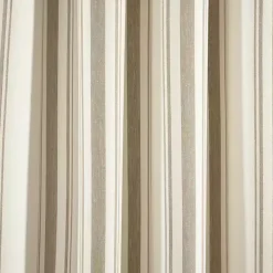 Kirklands Home Curtains & Drapes|Stripe Farmhouse Curtain Panel Set, 95 in. Tan