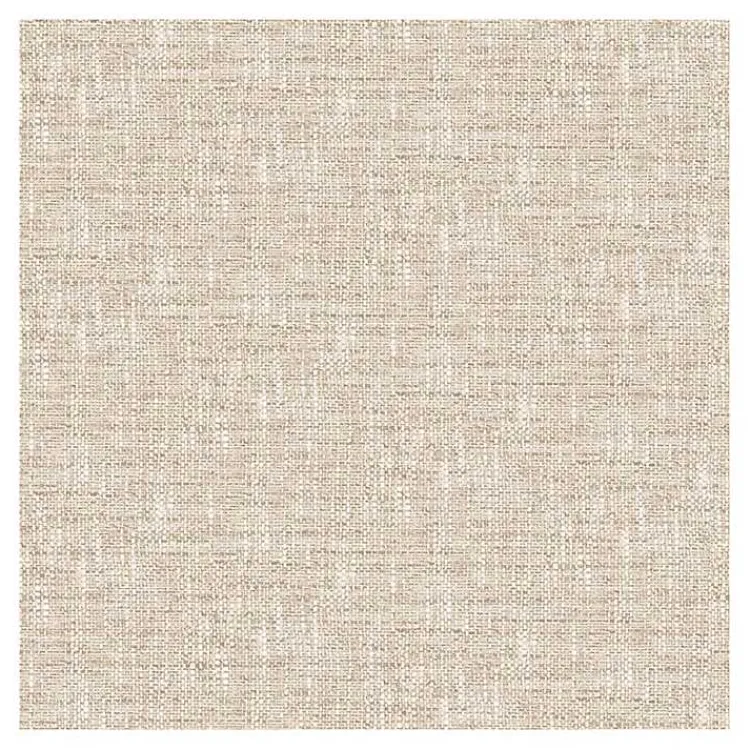 Kirklands Home Wall Murals & Wallpaper|Textured Poplin Peel & Stick Wallpaper Tan