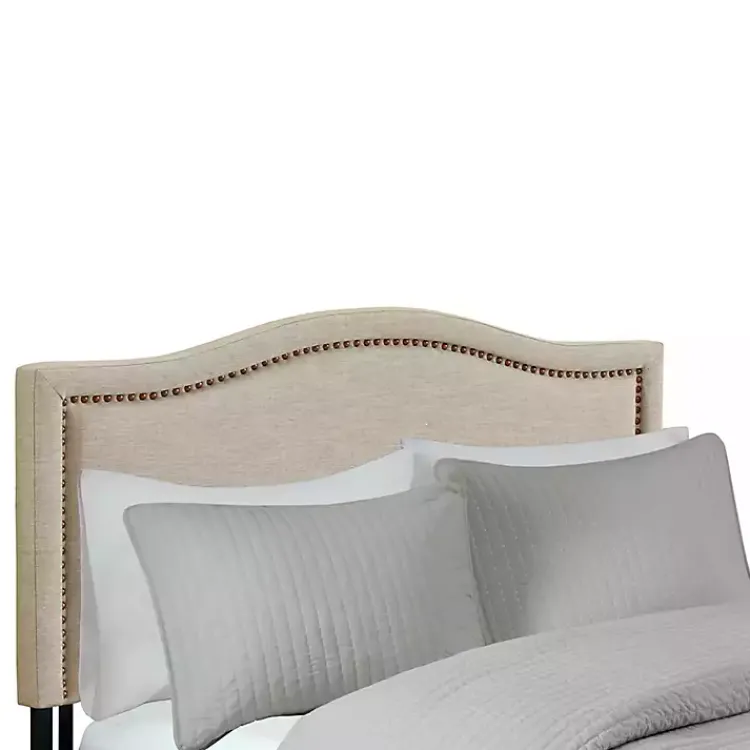 Kirklands Home Beds & Headboards|Upholstered Augusta Queen Headboard Tan