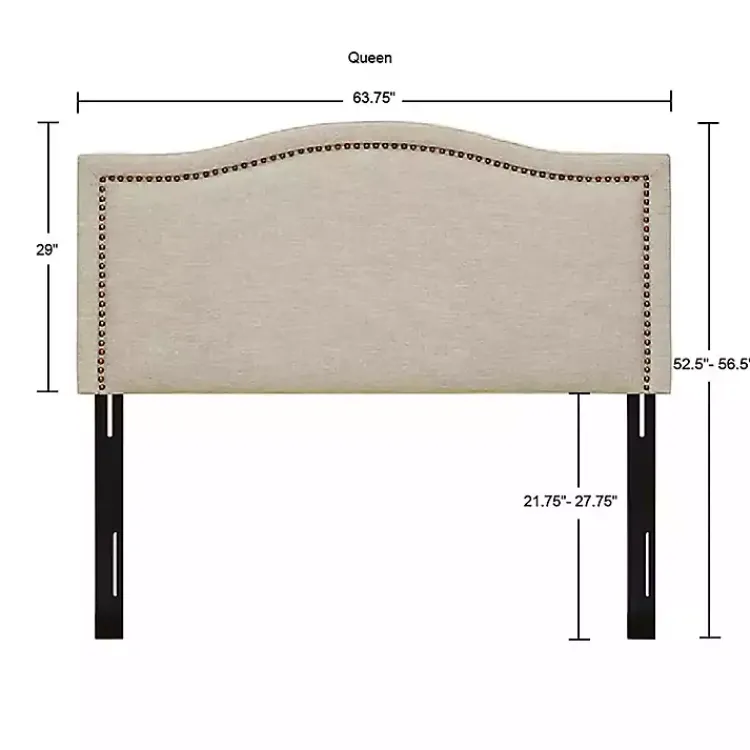Kirklands Home Beds & Headboards|Upholstered Augusta Queen Headboard Tan