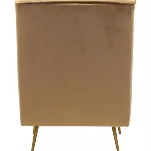 Kirklands Home Accent Chairs|Velvet Lana Accent Chair Tan
