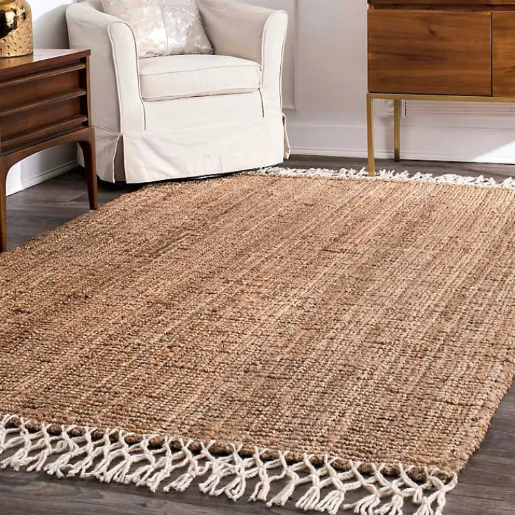 Kirklands Home Area Rugs|Woven Reese Area Rug, 5x8 Tan