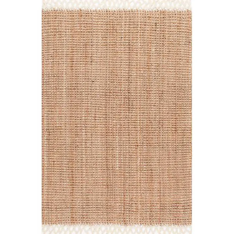 Kirklands Home Area Rugs|Woven Reese Area Rug, 5x8 Tan