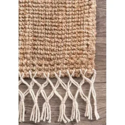Kirklands Home Area Rugs|Woven Reese Area Rug, 5x8 Tan