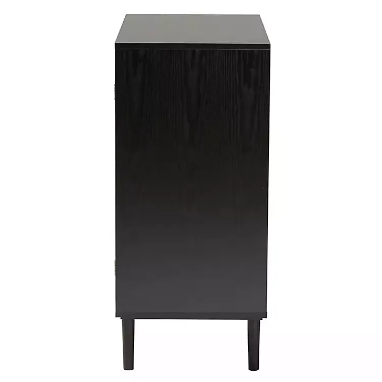 Kirklands Home Cabinets & Sideboards|Tara Two-Tone Espresso Rattan Cabinet