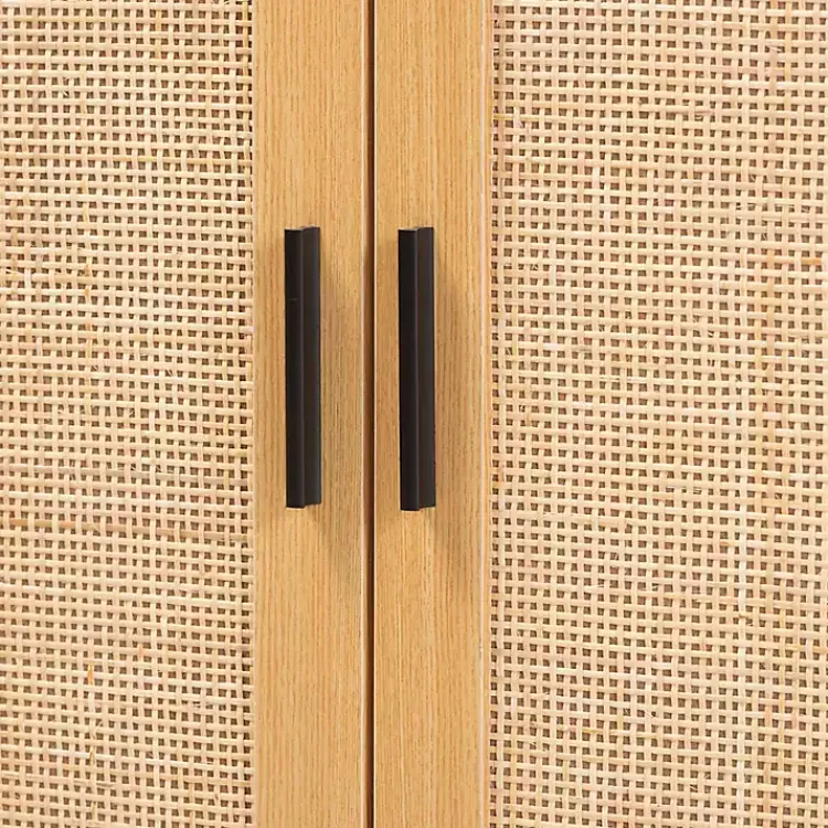 Kirklands Home Cabinets & Sideboards|Tara Two-Tone Espresso Rattan Cabinet