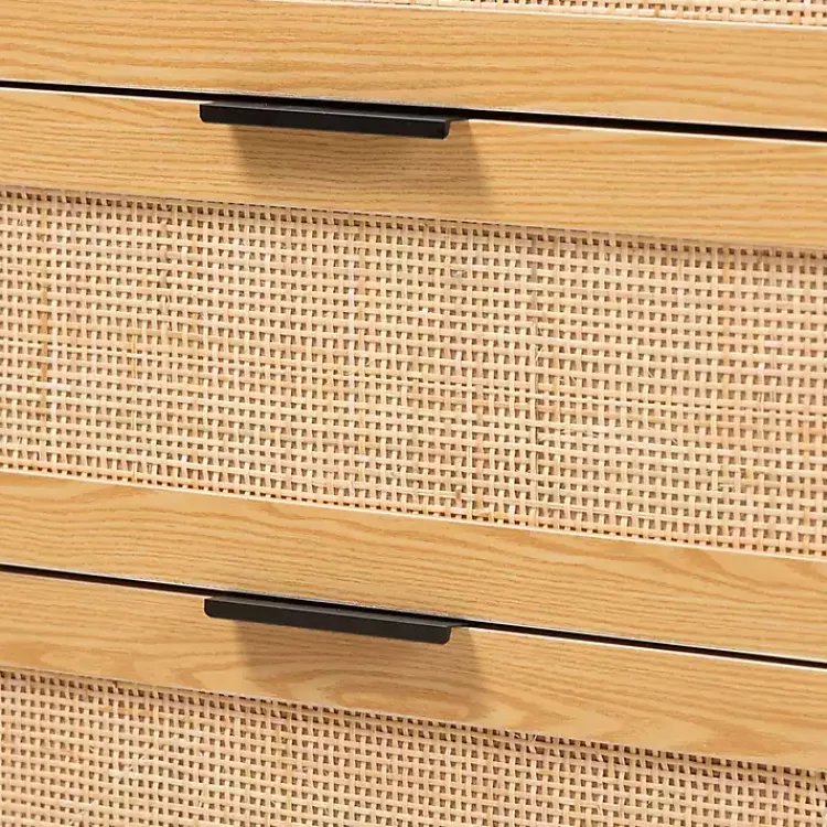 Kirklands Home Dressers & Chests|Tara Two-Tone Espresso Rattan Chest