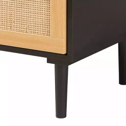 Kirklands Home Dressers & Chests|Tara Two-Tone Espresso Rattan Chest