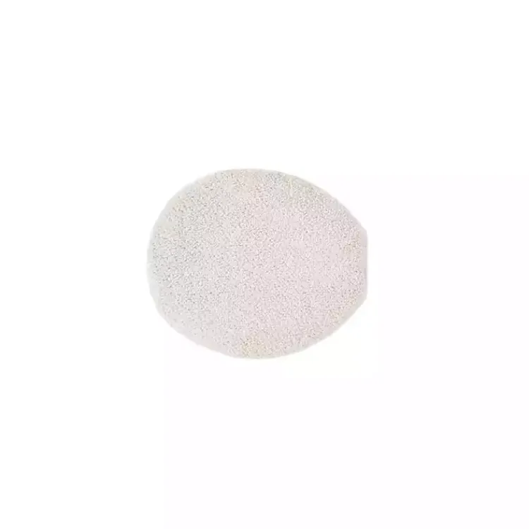 Kirklands Home Bathroom Rugs|Taupe Marshmallow Contour Bath Mat, 24 in. Ivory