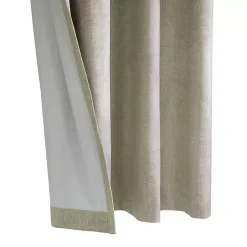 Kirklands Home Curtains & Drapes|Taupe Paris Velvet Blackout Curtain Panel, 108 in. Tan