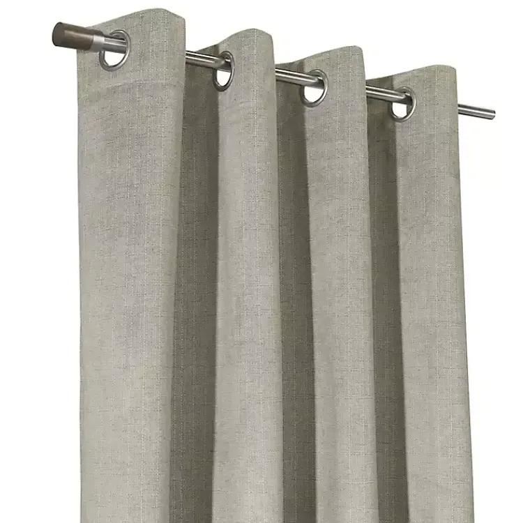 Kirklands Home Curtains & Drapes|Taupe Paris Velvet Blackout Curtain Panel, 95 in. Tan