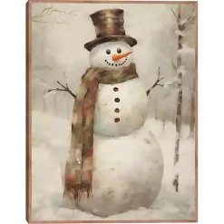 Sale Taupe Snowman Framed Art Print Christmas Decorations