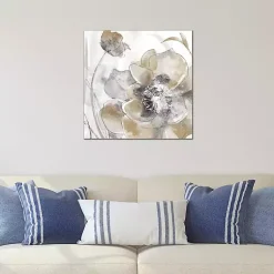 Kirklands Home Canvas Art|Taupe Spring Poppy Canvas Art Print