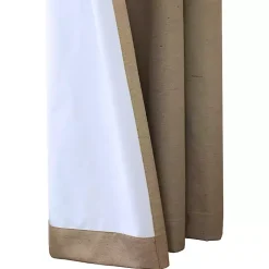 Kirklands Home Curtains & Drapes|Taupe Ventura Blackout Curtain Panel, 63 in. Tan