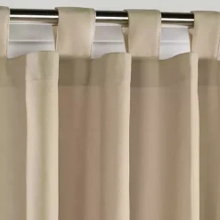 Kirklands Home Curtains & Drapes|Taupe Weathermate Blackout Cur Panel, 84 in. Tan