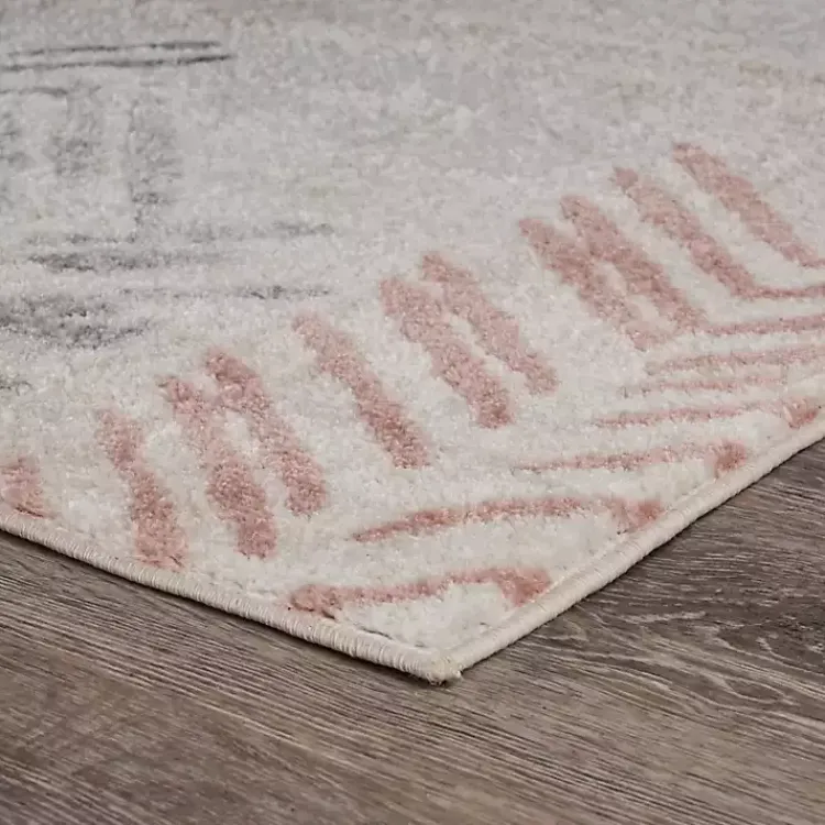 Kirklands Home Area Rugs|Teal and Pink Arrows Area Rug, 5x7