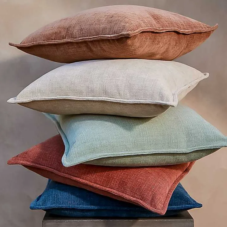 Sale Teal Chenille Throw Pillow Pillows