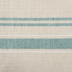 Kirklands Home Table Linens|Teal French Stripe Placemats, Set of 6 Green