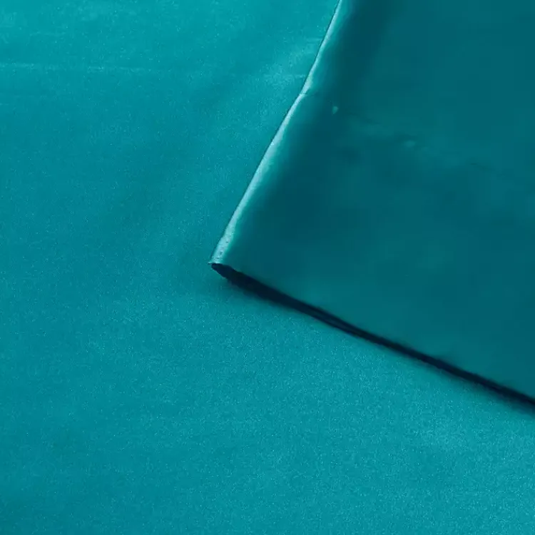 Kirklands Home Bed Sheets|Teal Satin Standard 2-pc. Pillow Case Set Blue