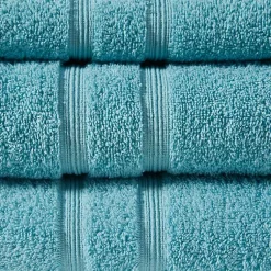 Kirklands Home Bath Towels|Teal Turkish Cotton 6-pc. Towel Set Blue