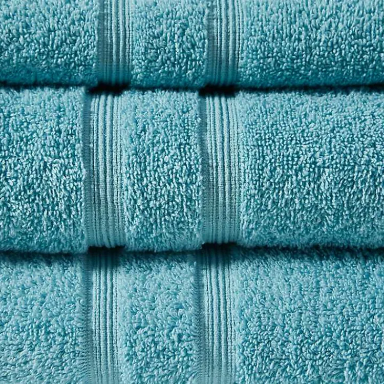 Kirklands Home Bath Towels|Teal Turkish Cotton 6-pc. Towel Set Blue