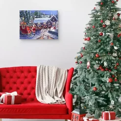 Best Team Santa Canvas Art Print Christmas Art & Wall Decor