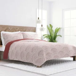 Kirklands Home Quilts|Terra Scalloped Reversible 2-pc. Twin Quilt Set