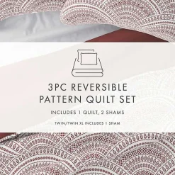 Kirklands Home Quilts|Terra Scalloped Reversible 2-pc. Twin Quilt Set