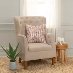 Discount Terracotta Dash Print Throw Pillow Pillows