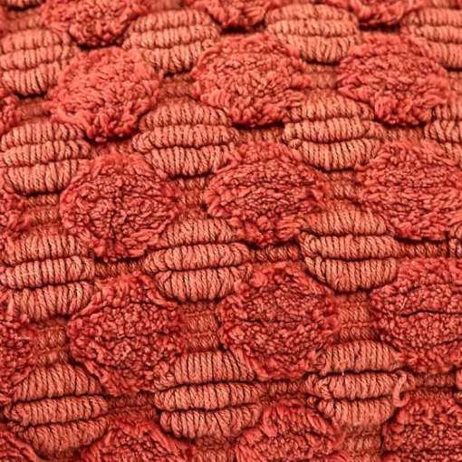 Sale Terracotta Looped Cotton Throw Pillow Pillows