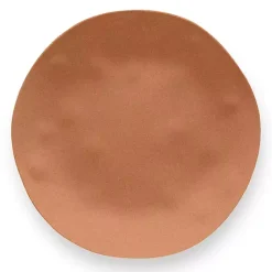 Kirklands Home Outdoor Dining|Terracotta Melamine Santal Dinner Plates, Set of 6 Orange