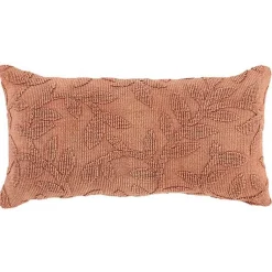 Outlet Terracotta Stonewash Botanical Pillow Pillows