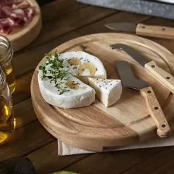 Kirklands Home Serving & Entertaining|Texas A&M University Cheese Board and Tool Set Tan