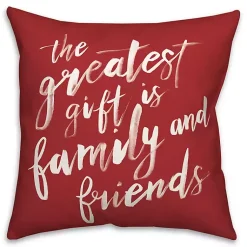 Discount The Greatest Gift Christmas Throw Pillow Christmas Pillows