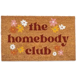 Kirklands Home Doormats|The Homebody Club Floral Coir Doormat